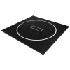 10x10 ft Wrestling Mat, Martial Arts Thick Mat for Home Gym Workouts Exercise, Waterproof PVC Roll-Up Training Mats with Circles, for Gymnastics