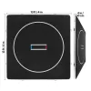 13x13 ft Wrestling Mat Inflatable, Martial Arts Thick Mat for Home Gym Exercise, PVC Foldable Training Mats with Circles and 600W Air Pump