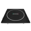 13x13 ft Wrestling Mat Inflatable, Martial Arts Thick Mat for Home Gym Exercise, PVC Foldable Training Mats with Circles and 600W Air Pump