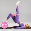 14Pcs Pilates Ring Essentials Kit For Women with Yoga Ball Arm Stretcher 5 Resistant Bands Figure 8 Resistant Band Elastic Band Non-slip Socks Yoga St