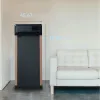 2.25HP Under Desk Treadmill, Portable Wood Walking Pad for Home & Office, Compact Running & Walking Machine with Remote Control, LED Display, Black