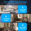 2.5 HP Walking Treadmill with Long Handrails for Seniors