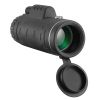 1Pc 40 Plus 40 HD Optical Monocular Telescope With FMC Lens For Outdoor Low Light Vision Scope Phone Holder Tripod Compass For Hunting