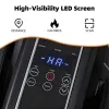 Compact Under-Desk Elliptical - Quiet Mini Pedal Exerciser With Adjustable Speed And LED Display