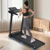 Treadmill With Incline, 3.0HP Quiet Foldable Treadmills For Home, 10.0MPH 300 LBS Weight Capacity Home Exercise Equipment Treadmills With Heart Rate S