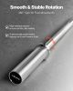 VEVOR 6FT Barbell Bar, Fits 2-Inch Weight Plates, Chrome Plated Barbell Bar With Knurled Grip For Strength Training, Weightlifting, Squat, Deadlift, B