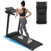 Treadmill With Incline, 3.0HP Quiet Foldable Treadmills For Home, 10.0MPH 300 LBS Weight Capacity Home Exercise Equipment Treadmills With Heart Rate S