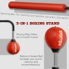 4.6-6.7 Speed Bag Boxing Bag Stand, Reflex Bag Boxing Training Equipment, Speed Punching Bag, Red