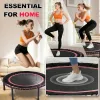 48" Springless Mini Fitness Trampoline - Quiet Indoor/Outdoor Bungee Rebounder