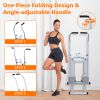 Stair Stepper Folding Vertical Cardio Exercise Climber Stair-Master For Exercise At Home Full Body Workout Machine With Handlebar
