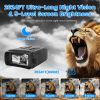 1Pc Night Vision Goggles 4K Full-Color Binoculars 10X Zoom With 2624ft Viewing Range 3in Screen 64G MMC Card WIFI APP Control Save Photo And Video For