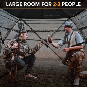 5-IN-1 Detachable Hunting Blind For 2-3 People With Skylight