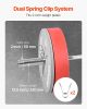 VEVOR 6FT Barbell Bar, Fits 2-Inch Weight Plates, Chrome Plated Barbell Bar With Knurled Grip For Strength Training, Weightlifting, Squat, Deadlift, B