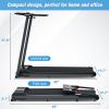 NEW Folding Treadmills Walking Pad Treadmill For Home Office -2.5HP Walking Treadmill With Incline 0.5-7.5MPH 265LBS Capacity Treadmill For Walking Ru