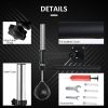 Lightweight Fast-Reflexes Speed Bag Boxing Punching Bag Wall Mount Height Adjustable, MMA, Martial Arts, and Boxing Equipment for Training at Home