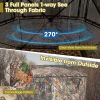 2-3 Person Hunting Blind Portable Pop Up Ground Tent With Carry Bag And Storage Pocket