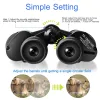 8-24x50 Zoom Binoculars with BAK-4 Prisms for Outdoor Viewing