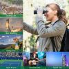 1Pc 40 Plus 40 HD Optical Monocular Telescope With FMC Lens For Outdoor Low Light Vision Scope Phone Holder Tripod Compass For Hunting