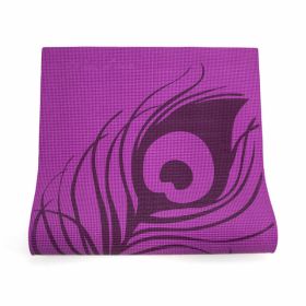 Wai Lana Peacock Feather Yoga & Pilates Mat – Extra Thick & Grippy