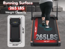 Foldable Under Desk Treadmill with 8% Incline | 3.0 HP Motor & LED Display
