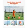 Baseball Batting Cage, 35.0 x 10.5 x 10.2 FT Freestanding Portable Batting Cage, Hitting Cages with 45-Ply Knotted HDPE & Long Positioning Ropes