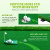 10x5 FT Golf Putting Green, Golf Training Mat With High-quality Turf, 3 Holes, 3 Flags And Cups For Indoor Outdoor