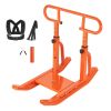 Weight Sled, Steel Power Sled, Fitness Training Sleds for Athletic Exercise Speed Improvement, Workout Equipment with Adjustable Height Handle