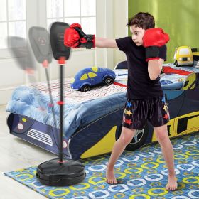 VEVOR Kids Inflation-Free Boxing Set with Punching Bag & Gloves (Quick Rebound, 5+ Years)