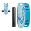 Balance Board, Wobble Board Trainer for Adults, Premium Wooden Balance Training Equipment with Roller, Magnetic Stoppers, Storage Rack