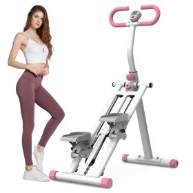 Stair Stepper with Resistance Home-Upgrade Vertical Climber Workout Machine for Full-Body Exercise Climber Fitness Equipment with Stable Frame Adjusta