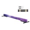 Adjustable Balane Beam for Kids, 8FT Gymnastics Beam, High and Low Floor Beams of 5 Adjustable Heights for All Gymnastic Levels