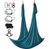 Aerial Silk & Yoga Swing, 11 Yards, Aerial Yoga Hammock Kit with 100gsm Nylon Fabric, Full Rigging Hardware & Easy Set-up Guide