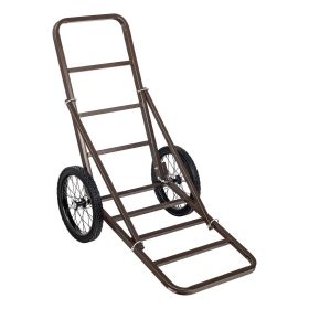 Heavy Duty Deer Cart, 300 LBS Capacity Folding Game Cart with Big Rubber Wheels & Ergonomic Handle