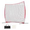 Barricade Backstop Net, 12x9 ft with Carry Bag