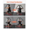 Chest Fly Machine, Upper Body Specialty Machine for Home Gym, Adjustable Fly and Reverse Delt Machine, for Chest, Back, Pectoral