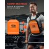 Curved Weight Vest Plates, 8.75 LB Pairs, Premium Steel Tactical Weighted Plates for Vest, Ergonomic Design, for Strength Endurance Training, Running