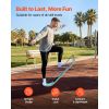 Balance Board, Wobble Board Trainer for Adults, Premium Wooden Curved Balance Training Equipment, Compact & Lightweight for Core Workouts