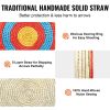 Archery Target, 5 Layers 20" Arrow Target, Traditional Solid Straw Round