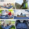 Camping Sleeping Pad | Ultra Lightweight & Compact | Ergonomic Camping Mattress for Indoor & Outdoor Use | Portable Sleeping Mat with Built-in Foot Pu