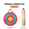 Archery Target, 5 Layers 20" Arrow Target, Traditional Solid Straw Round