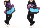 Multifunction Yoga Mat Tote Bag: Lightweight, Durable, Breathable Pouch [Blue]