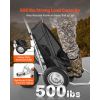 Game Carts for Hunting, 500LBS Deer Cart Game Hauler, Heavy-Duty Crawler Cart, All-Terrain Folding Deer Hauling Cart with Shock-Absorbing Tires