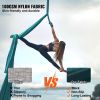 Aerial Silk & Yoga Swing, 11 Yards, Aerial Yoga Hammock Kit with 100gsm Nylon Fabric, Full Rigging Hardware & Easy Set-up Guide