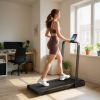 VEVOR Foldable Under-Desk Walking Pad Treadmill with Incline & Remote Control