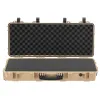 Hard Rifle Case, Lockable Rifle Case with 4 Layers Pre-cut Foams, 36 in Gun Storage with Wheels