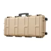Hard Rifle Case, Lockable Rifle Case with 4 Layers Pre-cut Foams, 36 in Gun Storage with Wheels