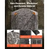 Hunting Blind, 6-7 Person Ground Blinds with Carrying Bag, Portable Camouflage Tent, Reinforced Durable Concealed Shelter with Silent Zipper Door and