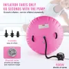 Inflatable Gymnastics Air Mat Set, 2 PCS Tumbling Mat, Tumble Track with Electric Pump, Air Roller Barrel Gymnastics Equipment, Training Mats for Home