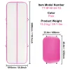 Inflatable Gymnastics Air Mat Set, 2 PCS Tumbling Mat, Tumble Track with Electric Pump, Air Roller Barrel Gymnastics Equipment, Training Mats for Home