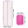 Inflatable Gymnastics Air Mat Set, 2 PCS Tumbling Mat, Tumble Track with Electric Pump, Air Roller Barrel Gymnastics Equipment, Training Mats for Home